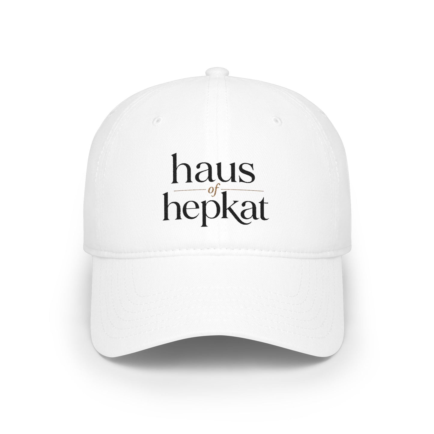 Baseball Cap — 'haus hepkat' Minimalist Low-Profile Hat