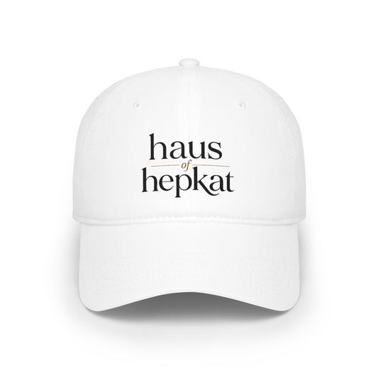 Baseball Cap — 'haus hepkat' Minimalist Low-Profile Hat