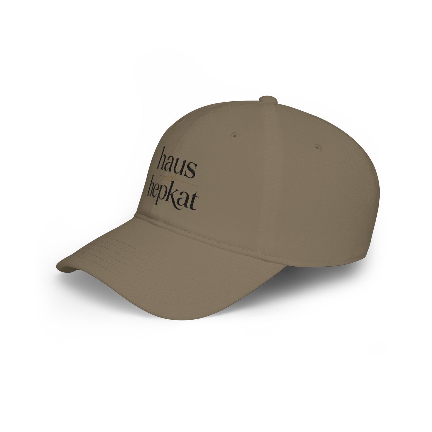 Baseball Cap — 'haus hepkat' Minimalist Low-Profile Hat