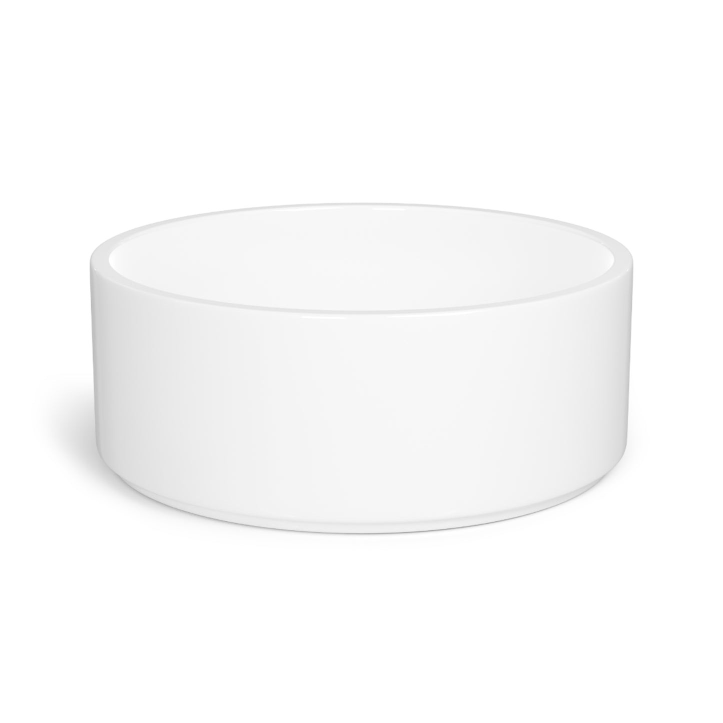Floral 'HEPKAT' Personalized Pet Bowl — Custom Dog & Cat Feeding Dish