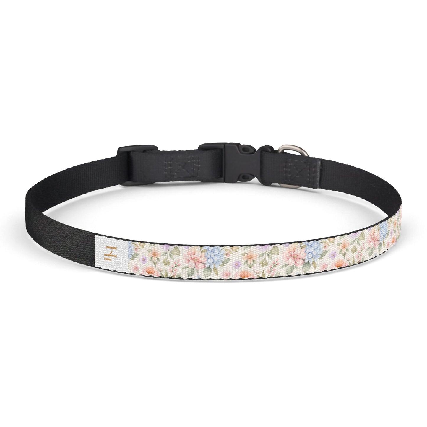 Floral Pet Collar — Pastel Blossom Clip-On Collar for Dogs & Cats