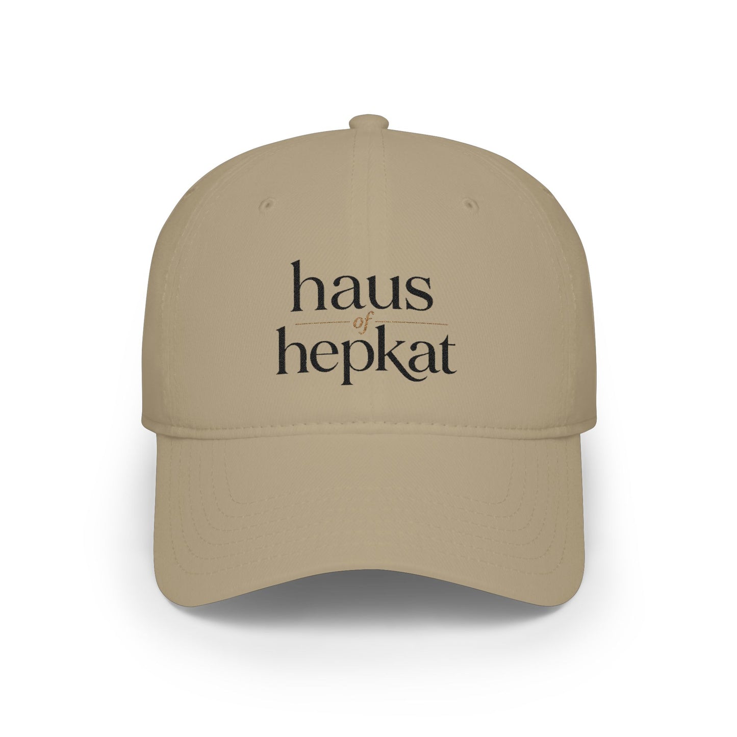 Baseball Cap — 'haus hepkat' Minimalist Low-Profile Hat