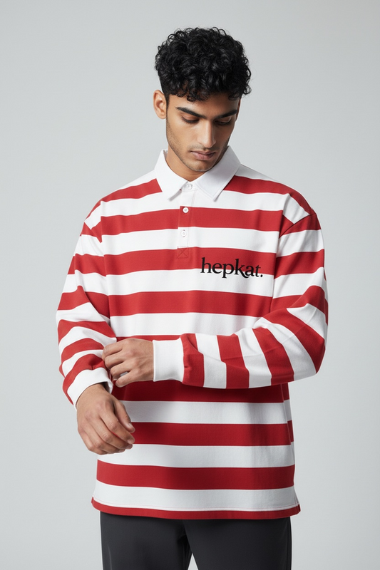 Hepkat. Stripe Polo Shirt