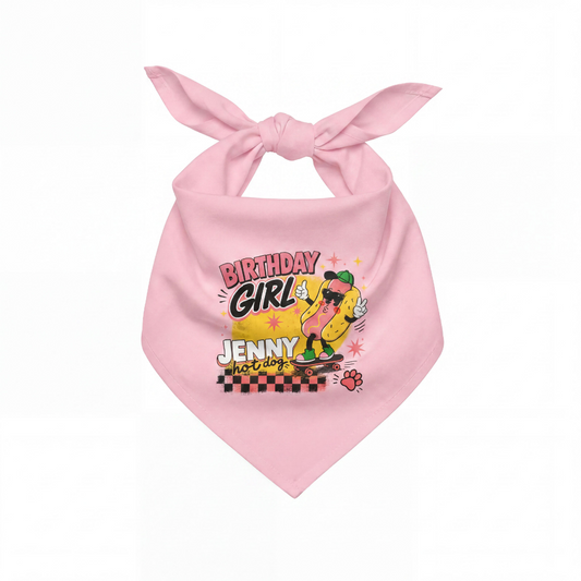 Pet Bandana Birthday Girl