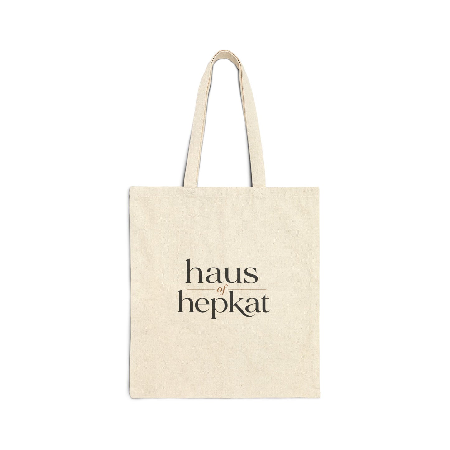 Tote Bag — haus of hepkat Minimalist Canvas Tote
