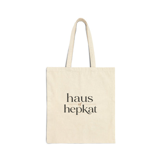 Tote Bag — haus of hepkat Minimalist Canvas Tote
