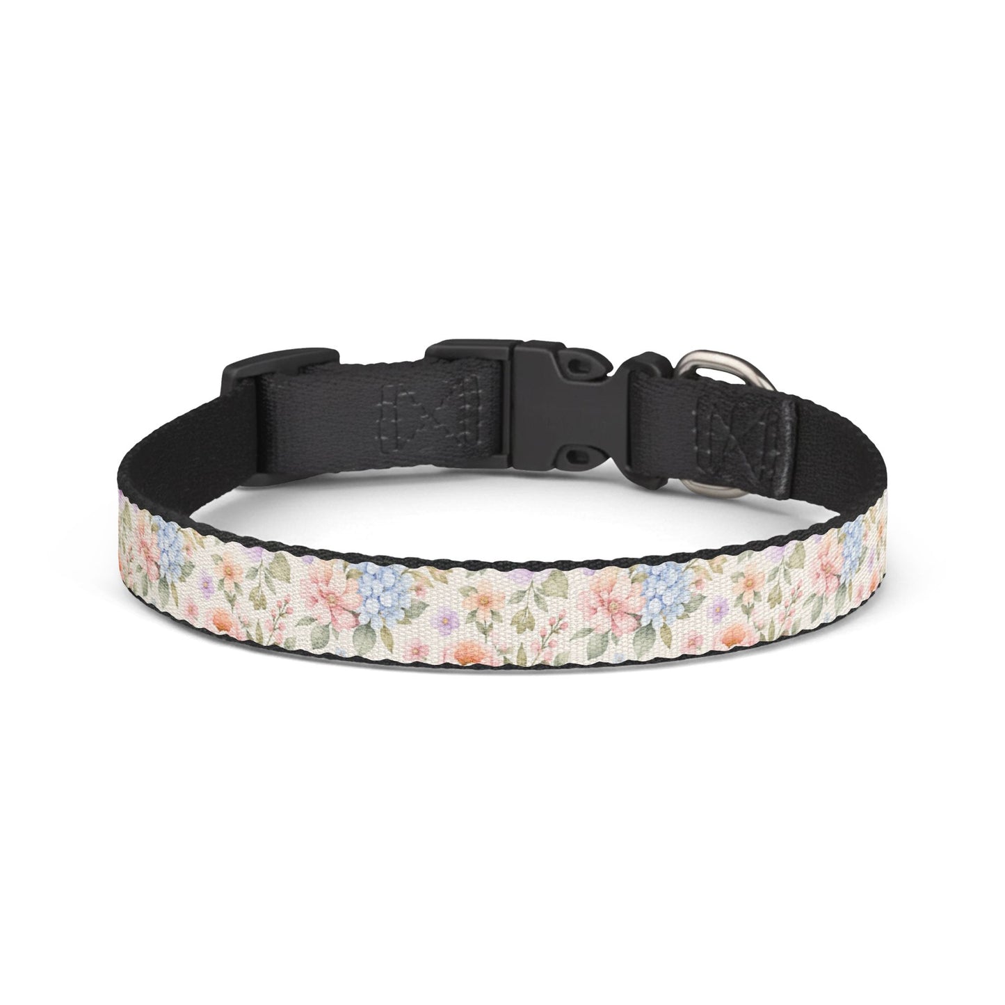 Floral Pet Collar — Pastel Blossom Clip-On Collar for Dogs & Cats